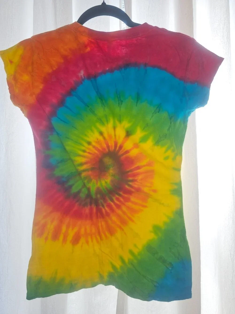 Love Culture Bermuda Tie Dye Graphic T-Shirt Medium Live Free Hope Love